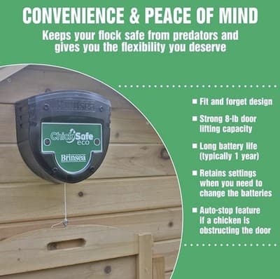 Brinsea ChickSafe Advance Automatic Chicken Coop Door Opener Safety Sensor - Thumbnail 5
