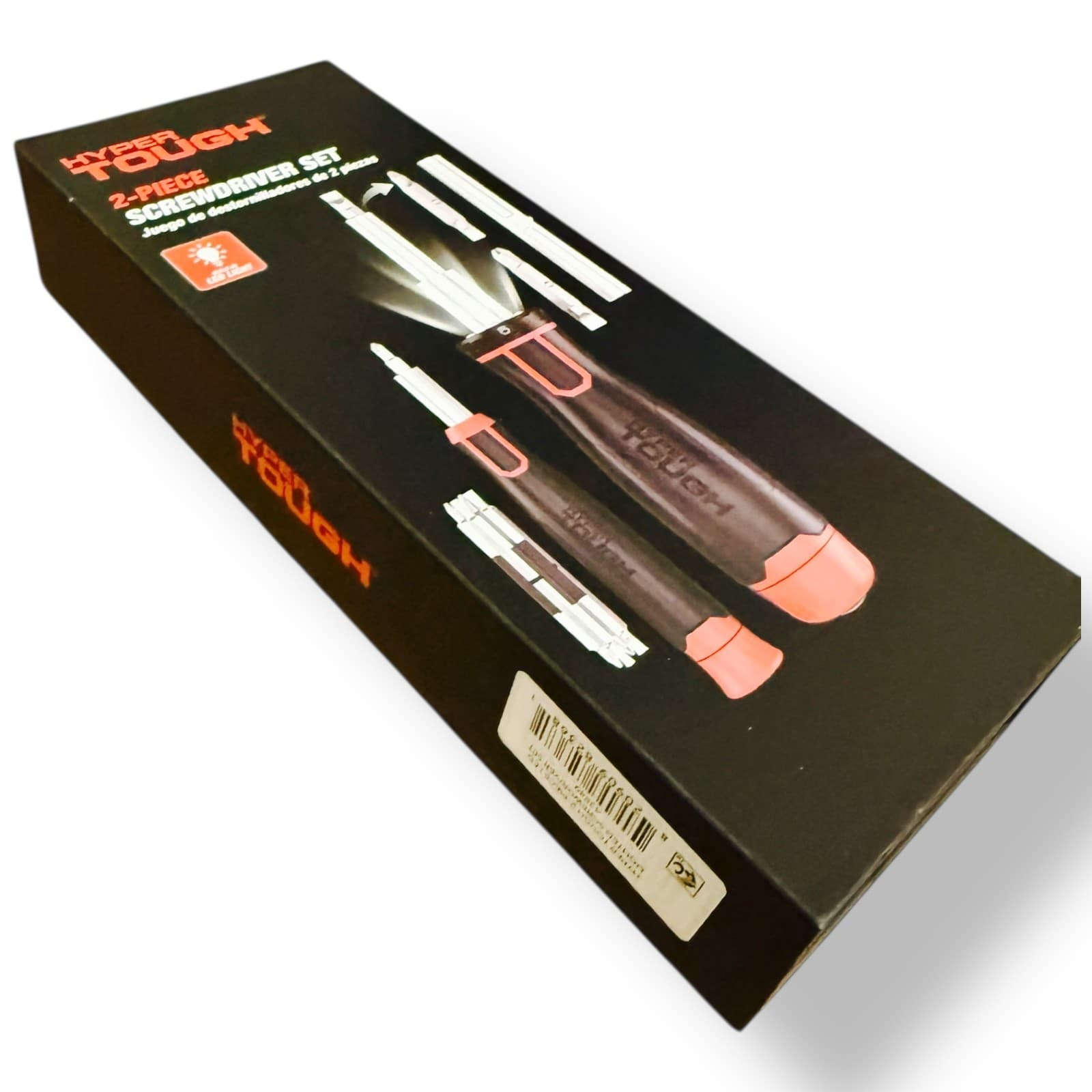 Hyper Tough 2-Piece LED Lighted 6-in-1 and 8-in-1 Precision Screwdriver Set NEW - Thumbnail 11