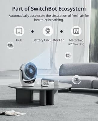 SwitchBot CO2 Detector Portable Air Quality Humidity Temperature Monitor - Thumbnail 10
