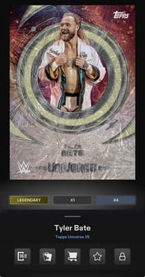WWE Topps Slam Universe 26 TYLER BATE Blast Base Flash Exclusive 50gc Digital - Image 1