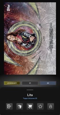 WWE Topps Slam LITA Universe 2026 Legendary Blast Base EXCLUSIVE 50gc Digital - Thumbnail 3
