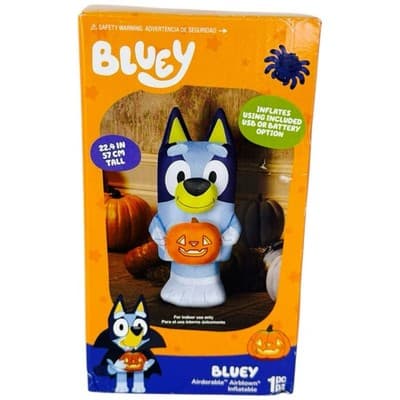 Bluey 3.5' Airblown Vampire Costume Halloween Inflatable Outdoor Decoration - Image 1