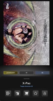 WWE Topps Slam X-PAC DX Universe 26 Legendary Blast Base Exclusive 50gc Digital - Thumbnail 3