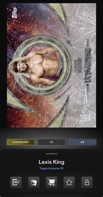 WWE Topps Slam LEXIS KING Universe 2026 Legendary Blast Base 50gc Digital - Thumbnail 3