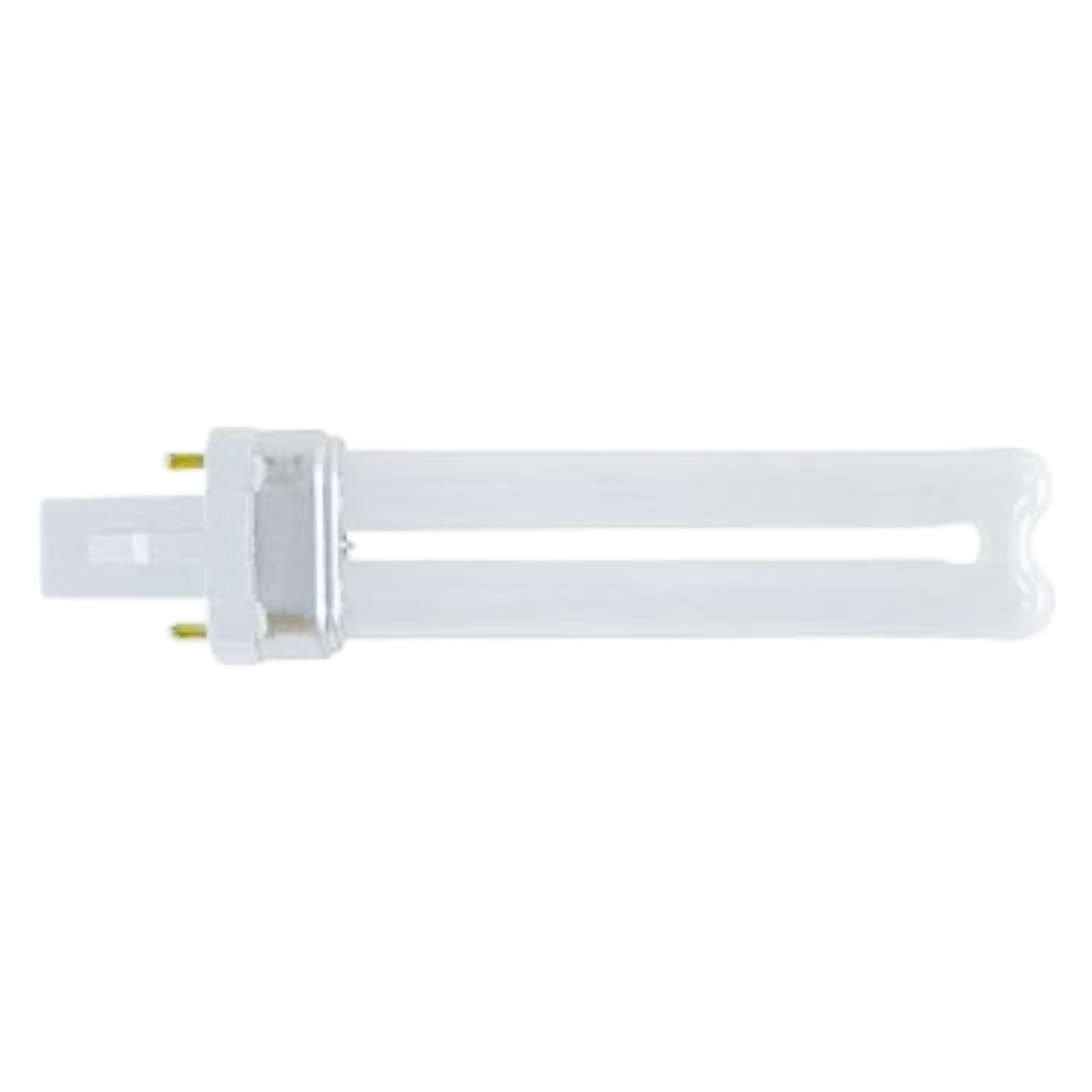 GE 97556 F7BX/835/ECO 7W Twin-Tube Compact Fluorescent Light Bulb 3500K 3 Pack - Image 1