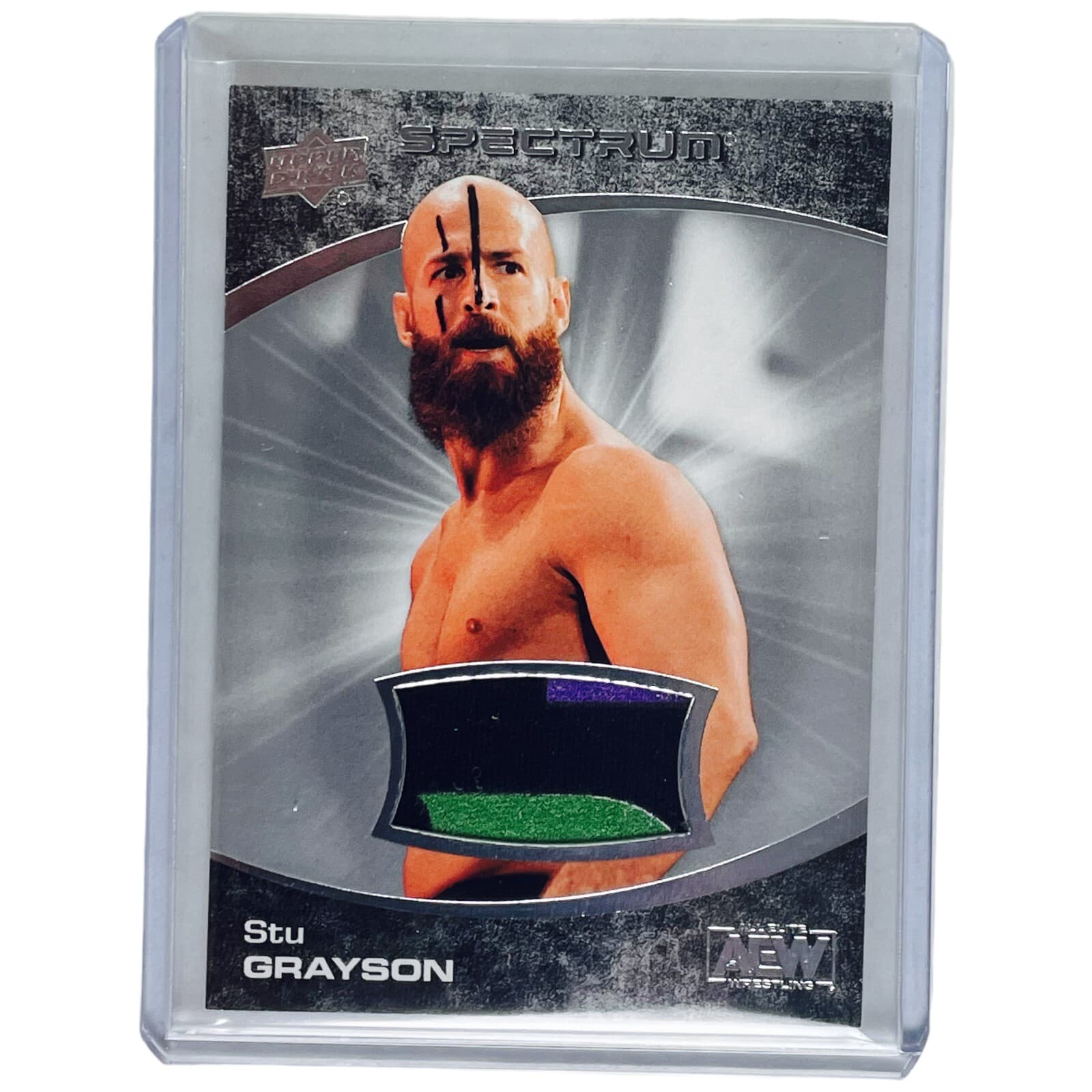 2021 Upper Deck AEW Spectrum STU GRAYSON Ring Worn Memorabilia Relic Card #53 - Thumbnail 10