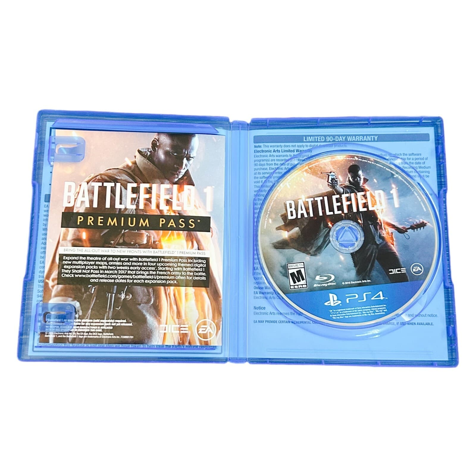 Battlefield 1 Sony PlayStation 4 PS4 Complete CIB Insert Tested Online Play 2016 - Thumbnail 8