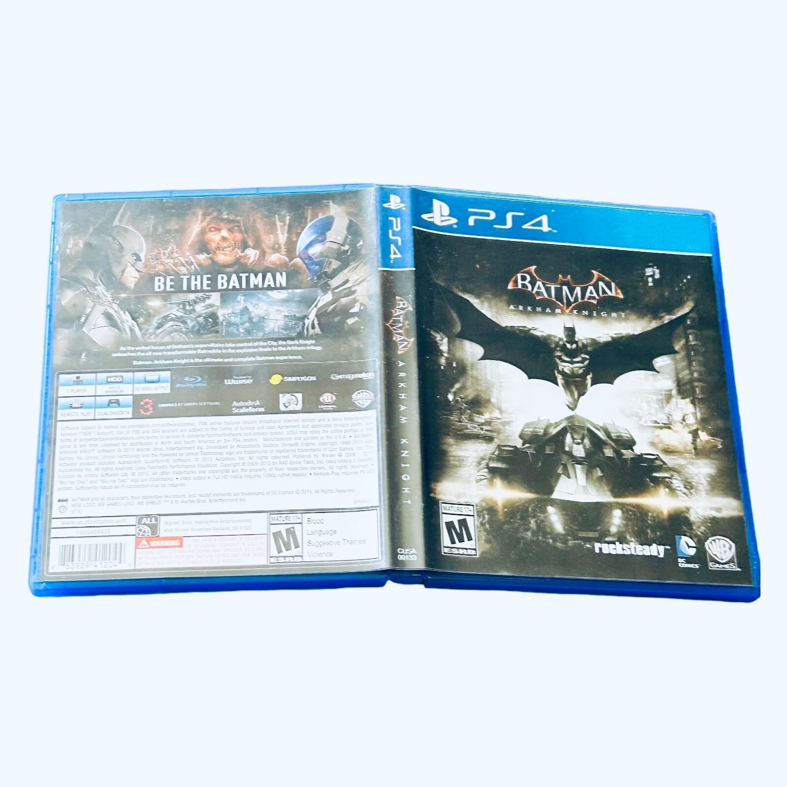 PS4 Batman Arkham Knight Sony PlayStation 4 Complete CIB Tested DC Comics 2015 - Thumbnail 7
