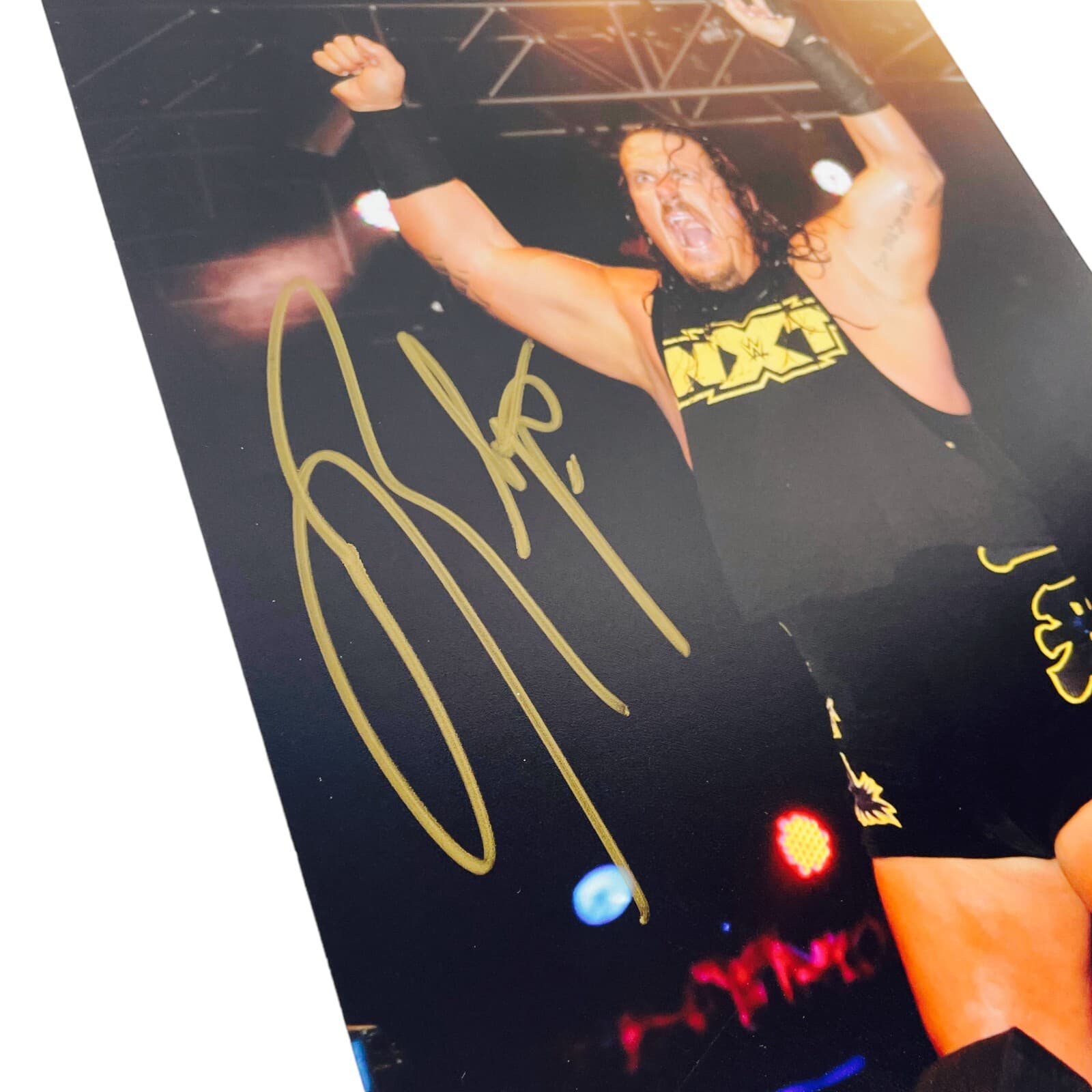 ECW NXT Rhino Signed Autographed Glossy 8x10 Wrestling Promo Photo Top Loaded - Thumbnail 3