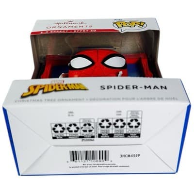 Marvel SpiderMan Funko Pop Hallmark Christmas Tree Ornament Exclusive 2025 - Thumbnail 11