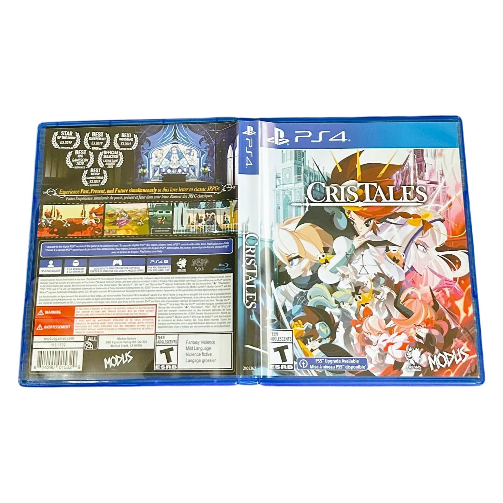 Cris Tales Sony PlayStation 4 PS4 Complete CIB Inserts Poster Intact Tested 2021 - Thumbnail 2