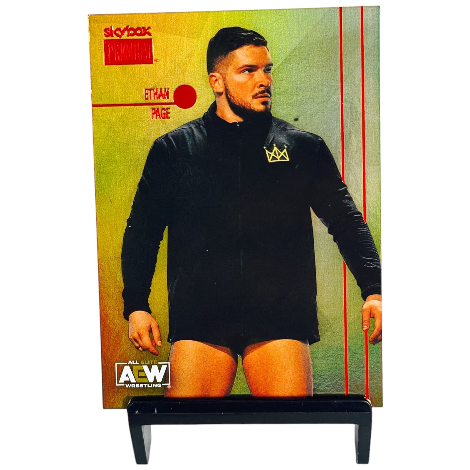 2022 AEW Metal Universe ETHAN PAGE Skybox Premium Parallel SP Insert PP-31 WWE - Thumbnail 5
