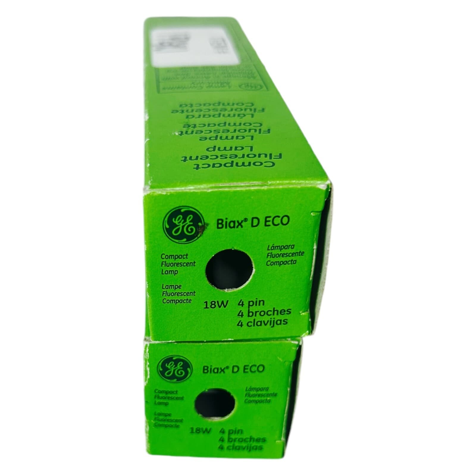 GE General Electric Biax D ECO 18w G24q-2 4 pin Lamp Bulb F18DBX/841/ECO4P 2 Pk - Thumbnail 2