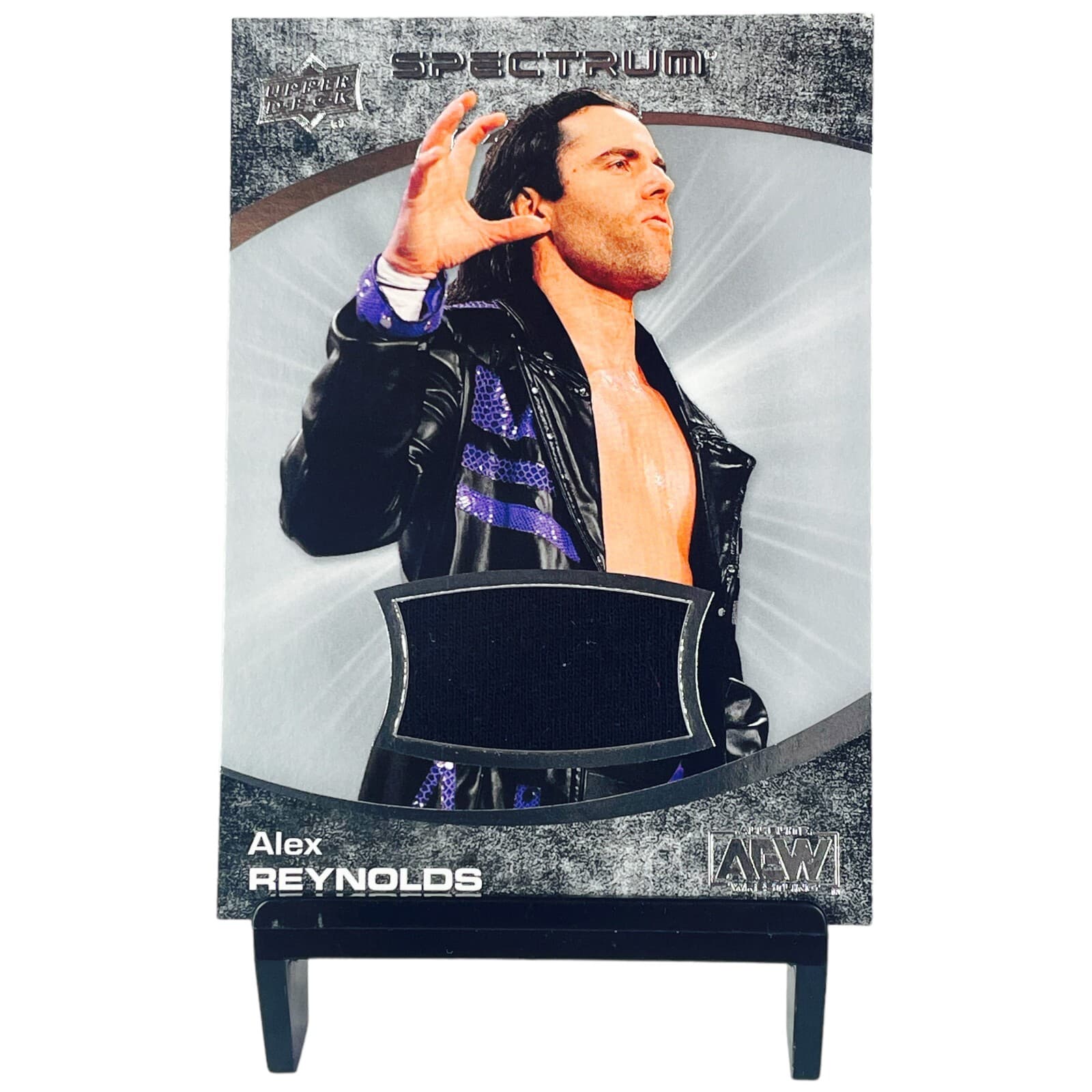 2021 Upper Deck AEW Spectrum Alex Reynolds Wrestling Memorabilia Relic SP Insert - Image 1