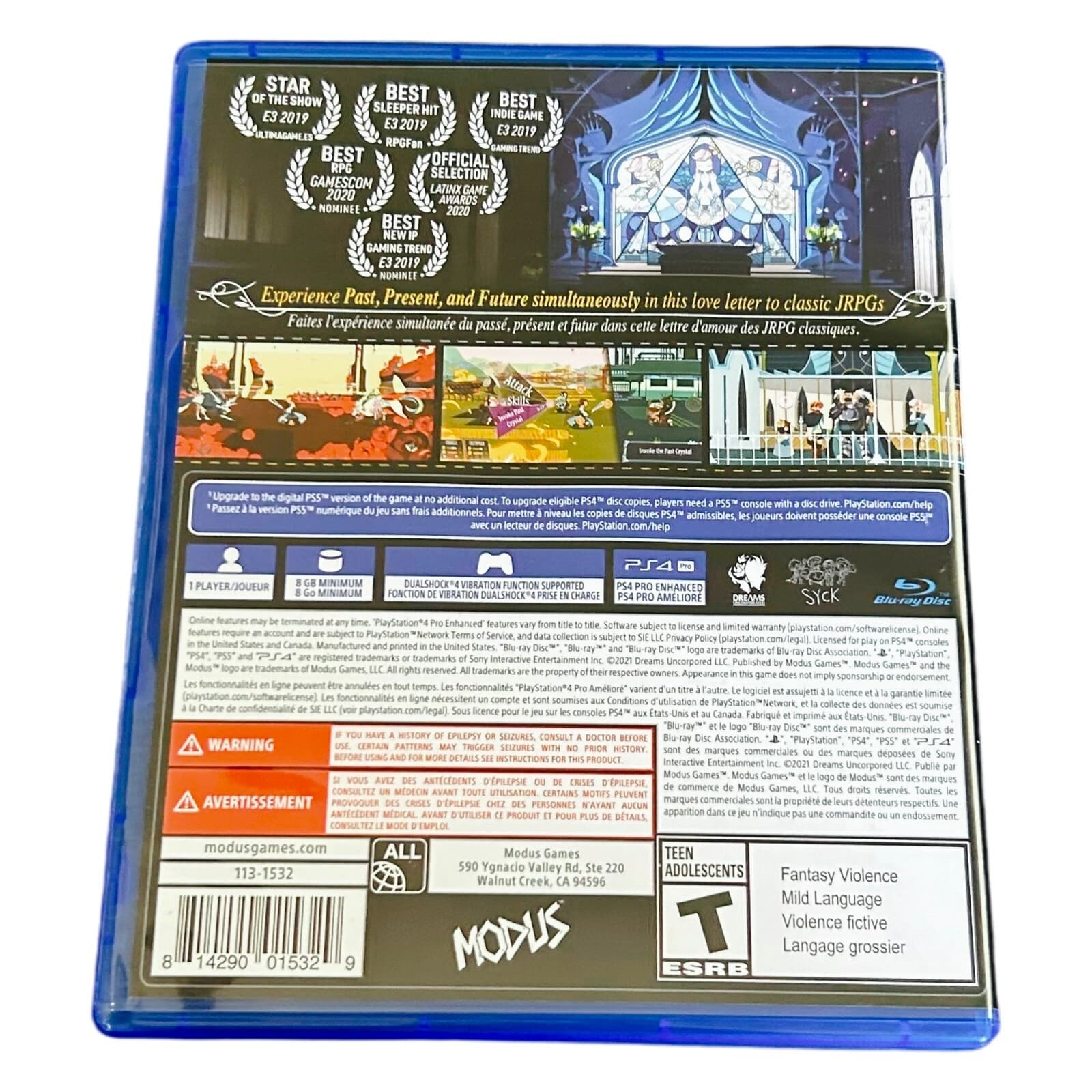 Cris Tales Sony PlayStation 4 PS4 Complete CIB Inserts Poster Intact Tested 2021 - Thumbnail 11