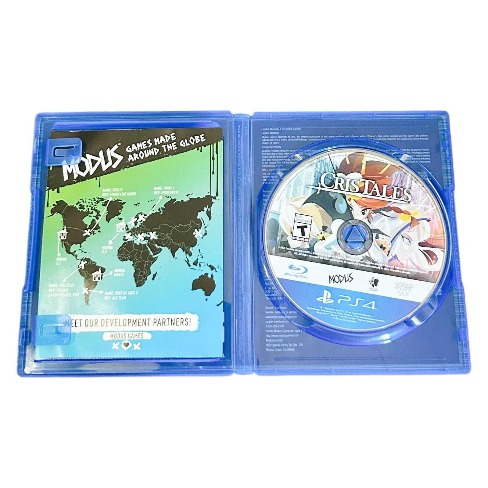 Cris Tales Sony PlayStation 4 PS4 Complete CIB Inserts Poster Intact Tested 2021 - Thumbnail 10