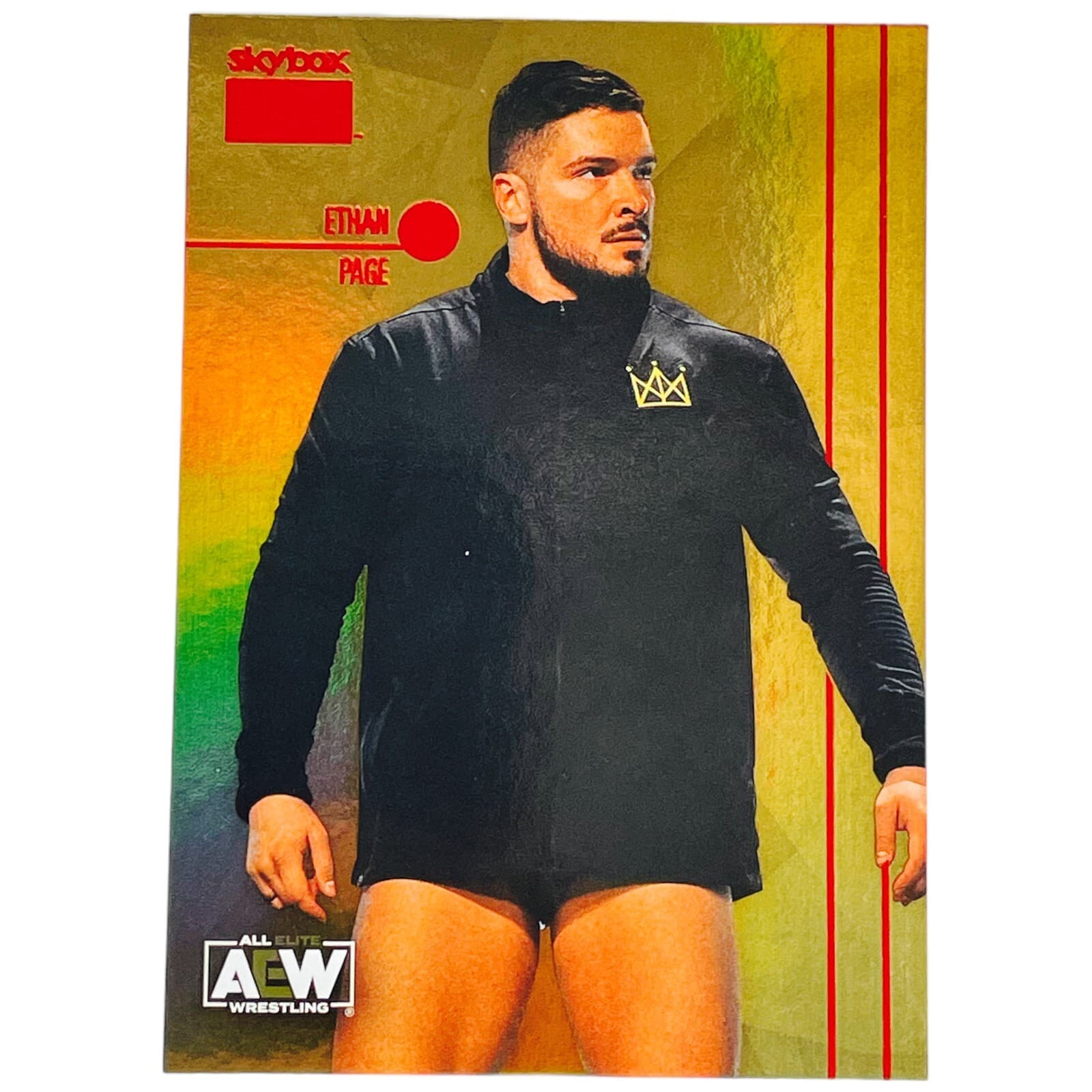 2022 AEW Metal Universe ETHAN PAGE Skybox Premium Parallel SP Insert PP-31 WWE - Thumbnail 7