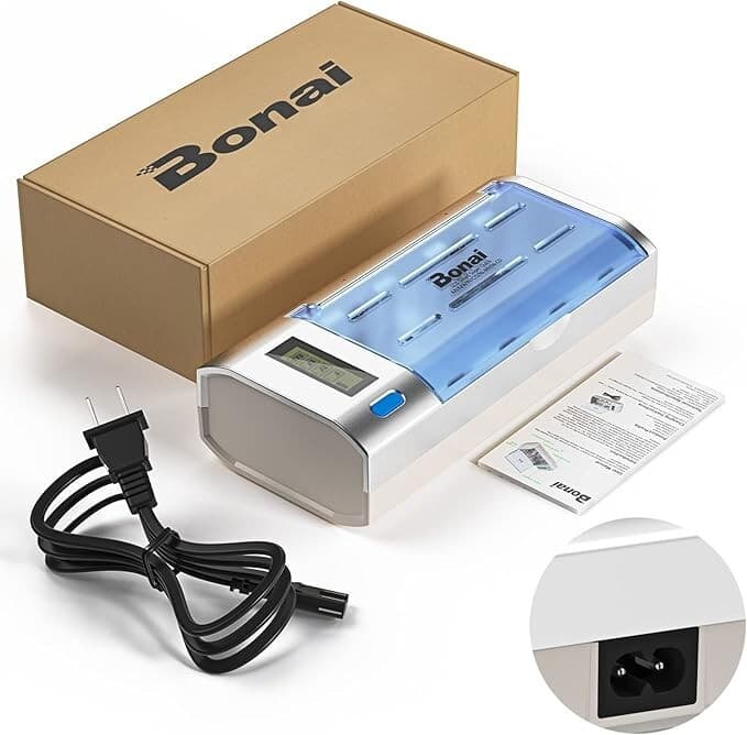 LCD Battery Charger C D AA AAA 9V NiMH NiCD Discharge Function AC Fast Charging - Image 1