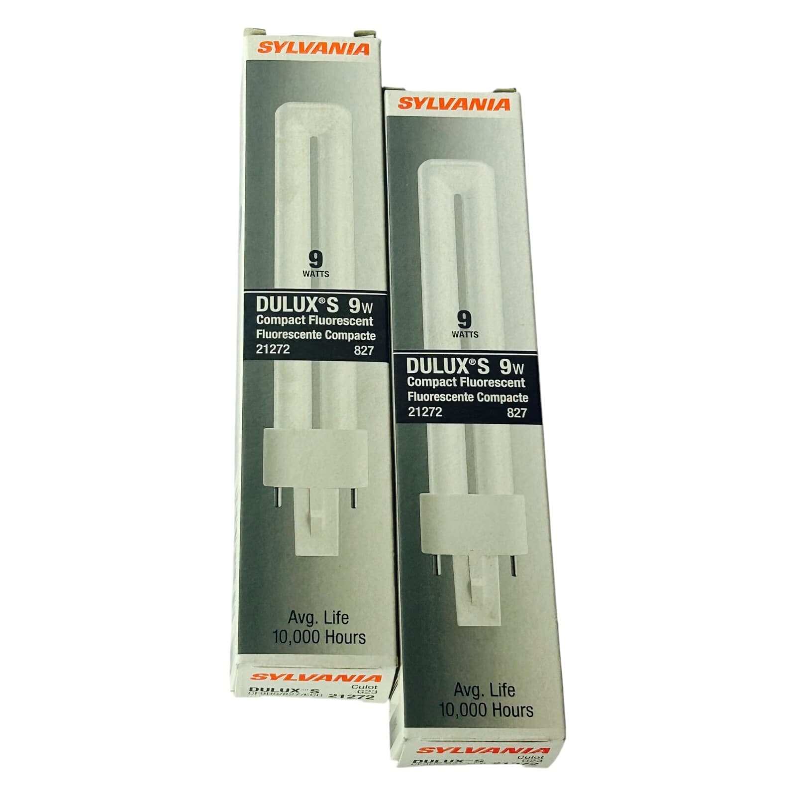 Sylvania 21272 CF9DS/827/ECO 9W 2700K 2-Pin Single Tube Compact Fluorescent Lamp - Thumbnail 3