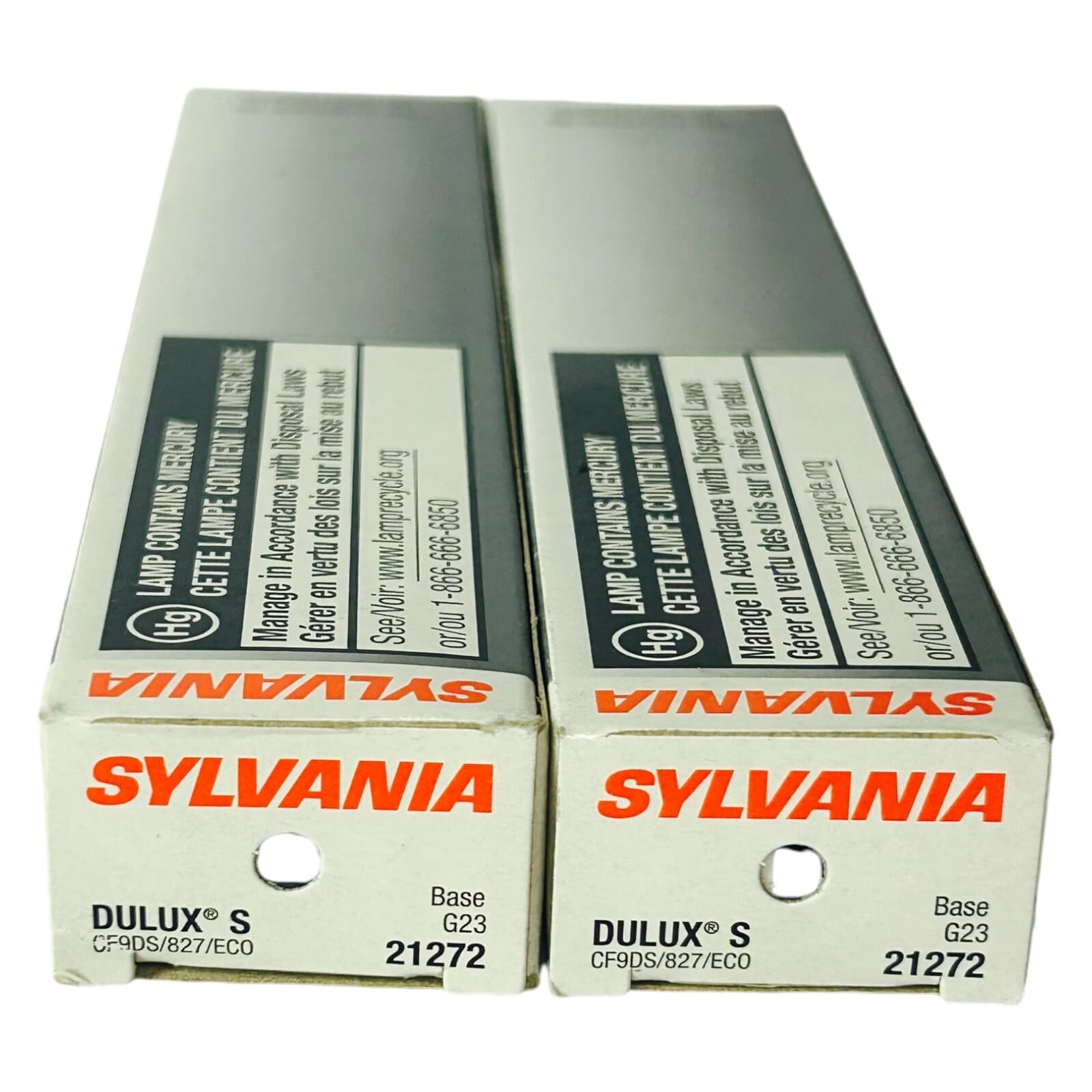 Sylvania 21272 CF9DS/827/ECO 9W 2700K 2-Pin Single Tube Compact Fluorescent Lamp - Thumbnail 5