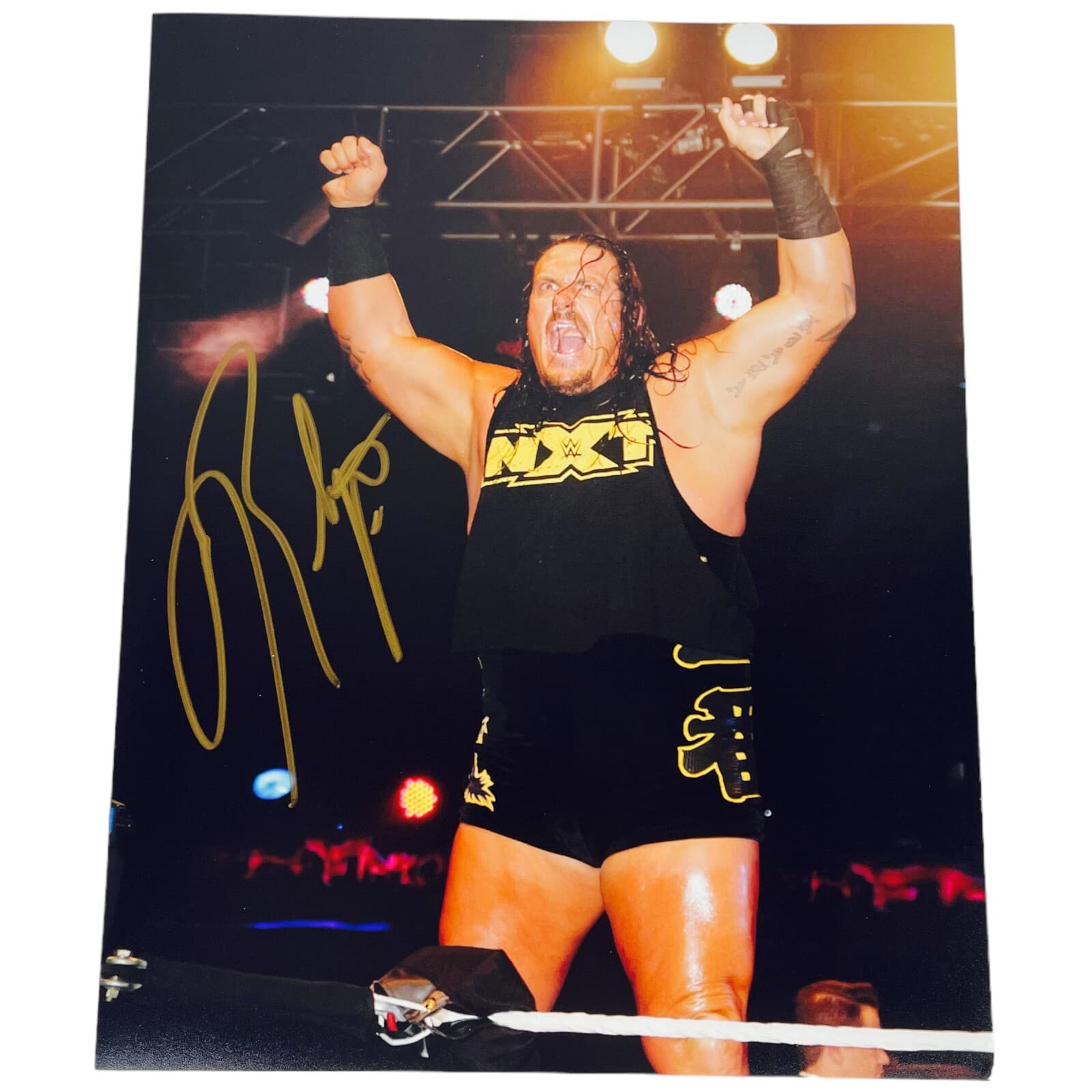 ECW NXT Rhino Signed Autographed Glossy 8x10 Wrestling Promo Photo Top Loaded - Thumbnail 6