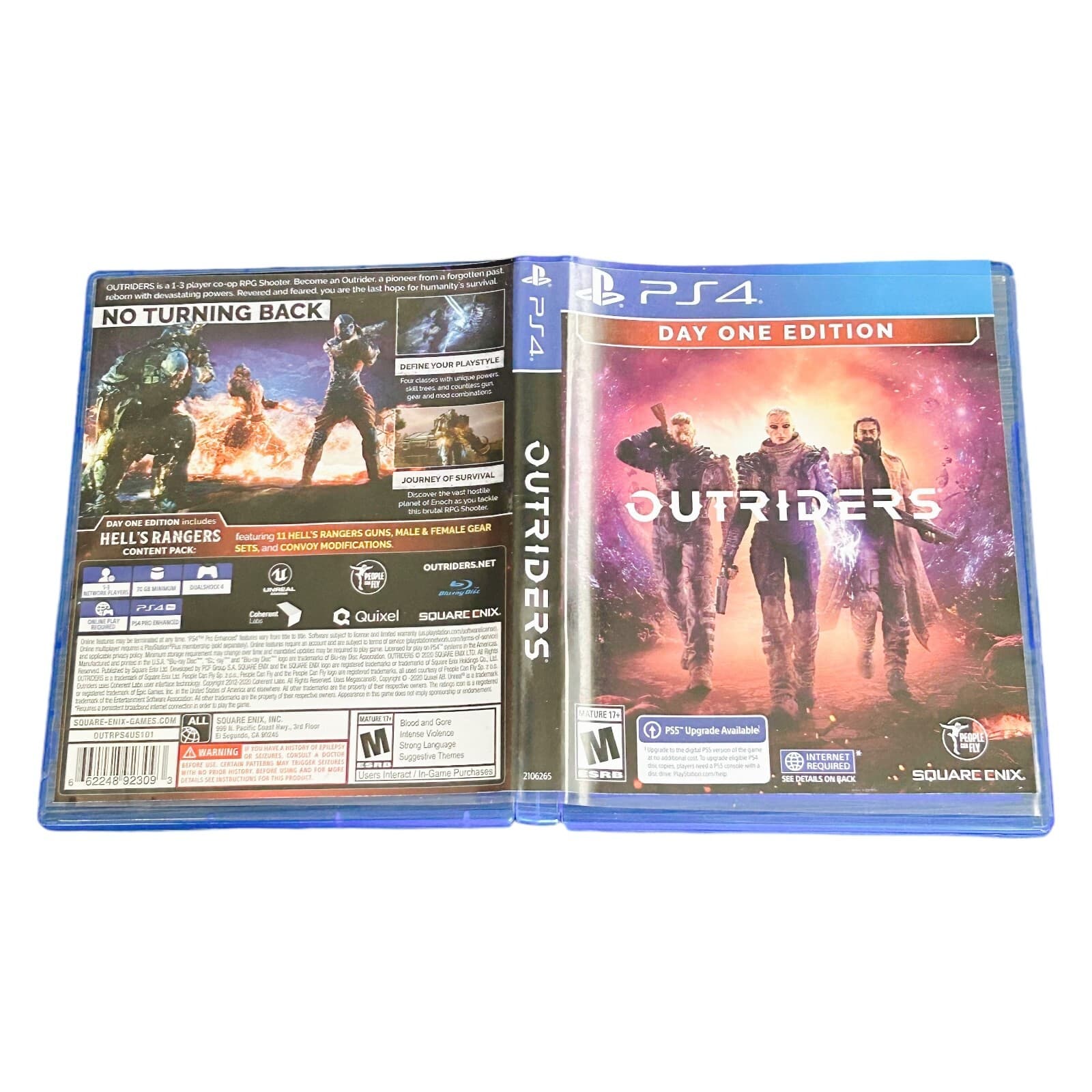 Outriders Day One Edition Sony PlayStation 4 PS4 Complete CIB Tested RPG Online - Thumbnail 7