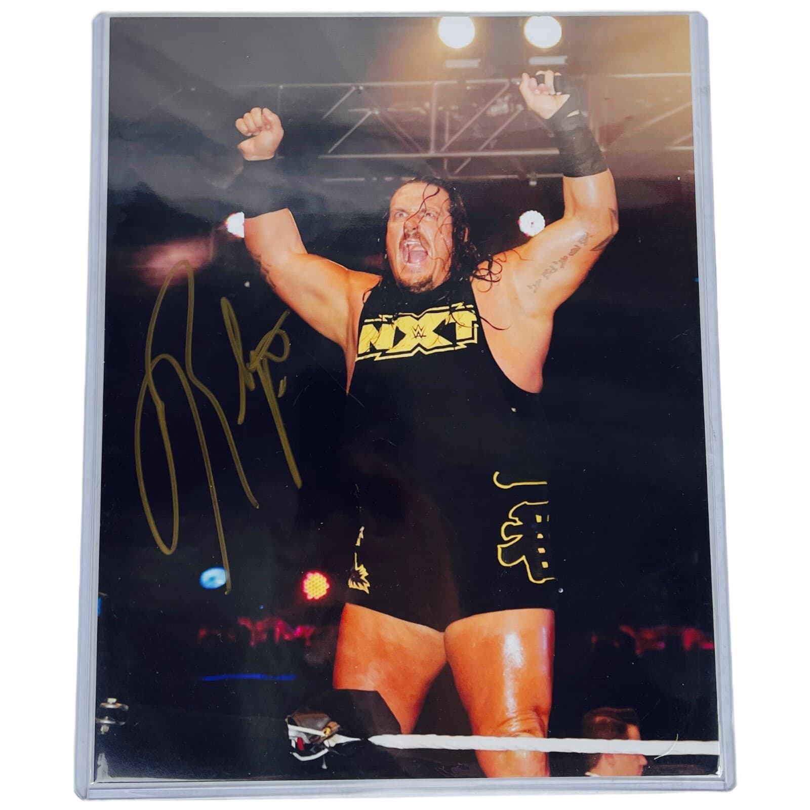ECW NXT Rhino Signed Autographed Glossy 8x10 Wrestling Promo Photo Top Loaded - Thumbnail 7