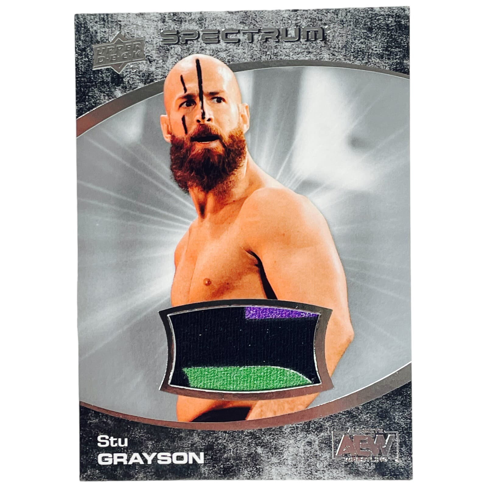 2021 Upper Deck AEW Spectrum STU GRAYSON Ring Worn Memorabilia Relic Card #53 - Thumbnail 8