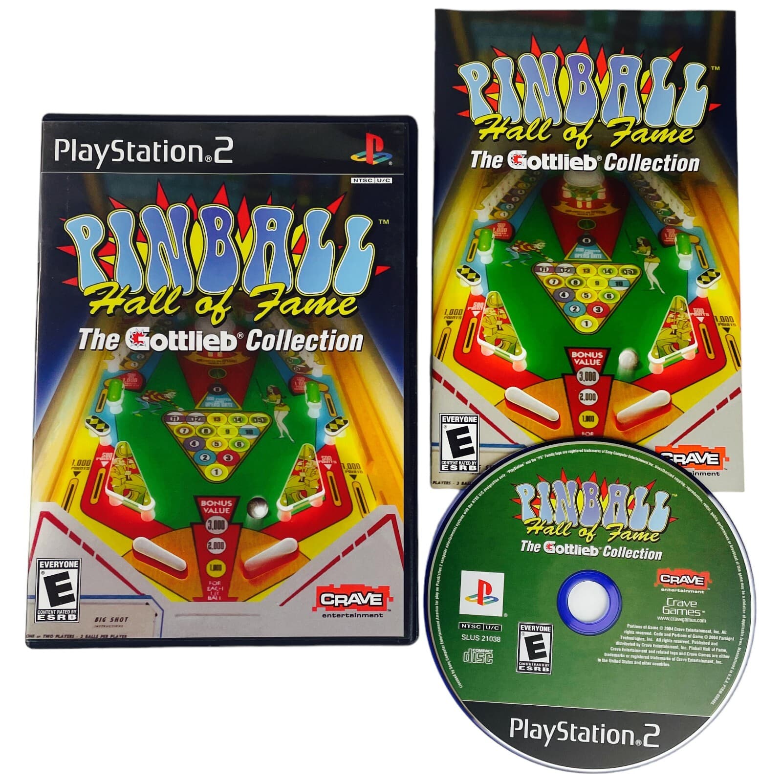 PS2 Pinball Hall Of Fame Gottlieb Collection Sony PlayStation 2 Complete CIB - Image 1