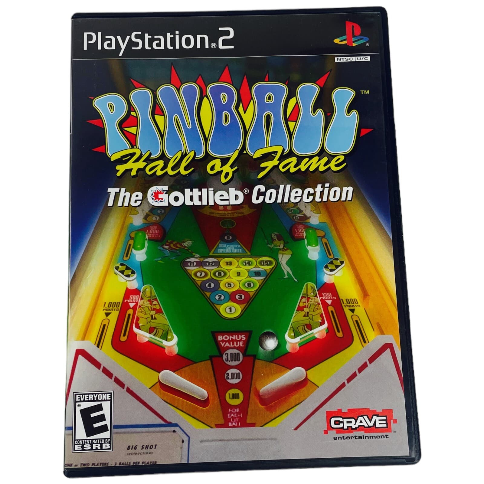 PS2 Pinball Hall Of Fame Gottlieb Collection Sony PlayStation 2 Complete CIB - Thumbnail 4