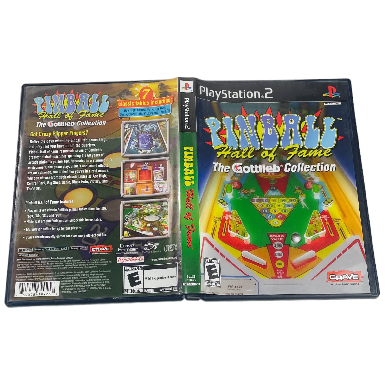 PS2 Pinball Hall Of Fame Gottlieb Collection Sony PlayStation 2 Complete CIB - Thumbnail 8