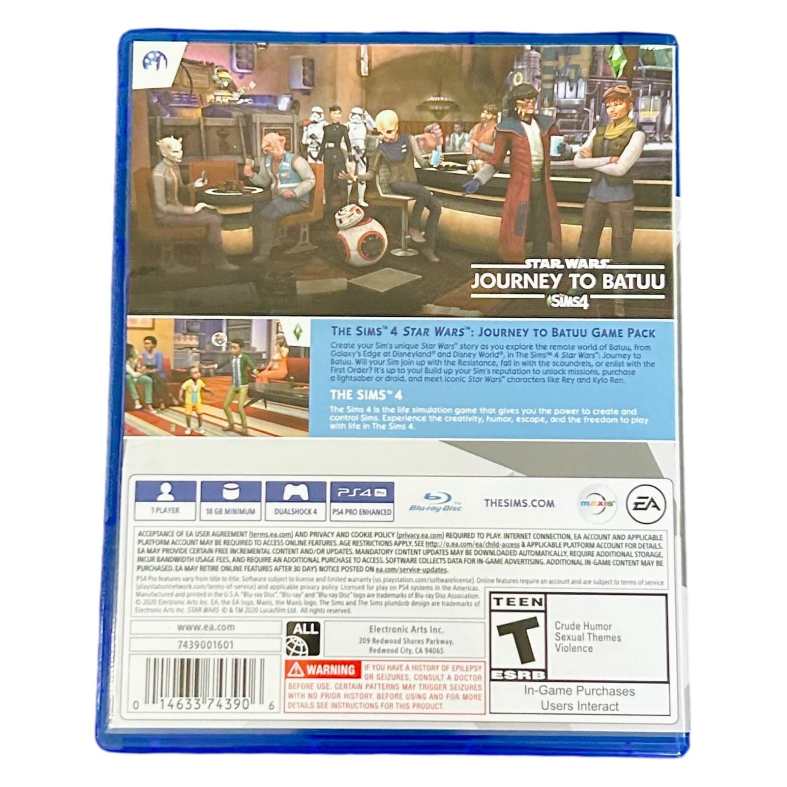 The Sims 4 Plus Star Wars Journey to Batuu Bundle Sony PlayStation 4 PS4 CIB - Thumbnail 9
