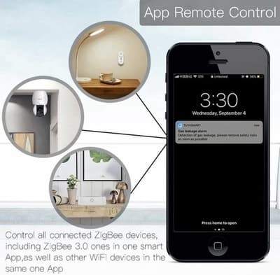 MOES Tuya ZigBee 3.0 Wired Hub Gateway WiFi Smart Home Bridge Remote Controller - Thumbnail 3