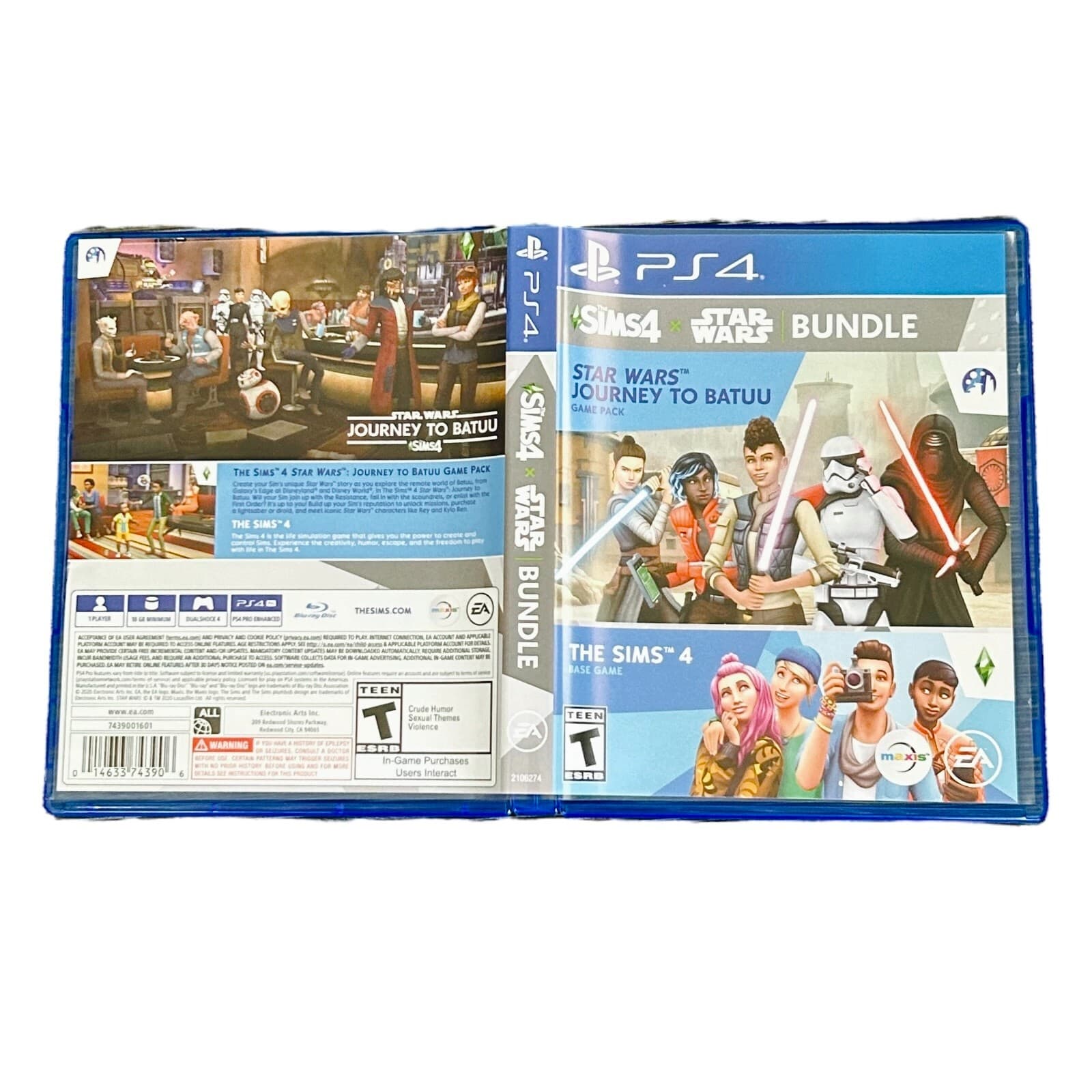 The Sims 4 Plus Star Wars Journey to Batuu Bundle Sony PlayStation 4 PS4 CIB - Thumbnail 2