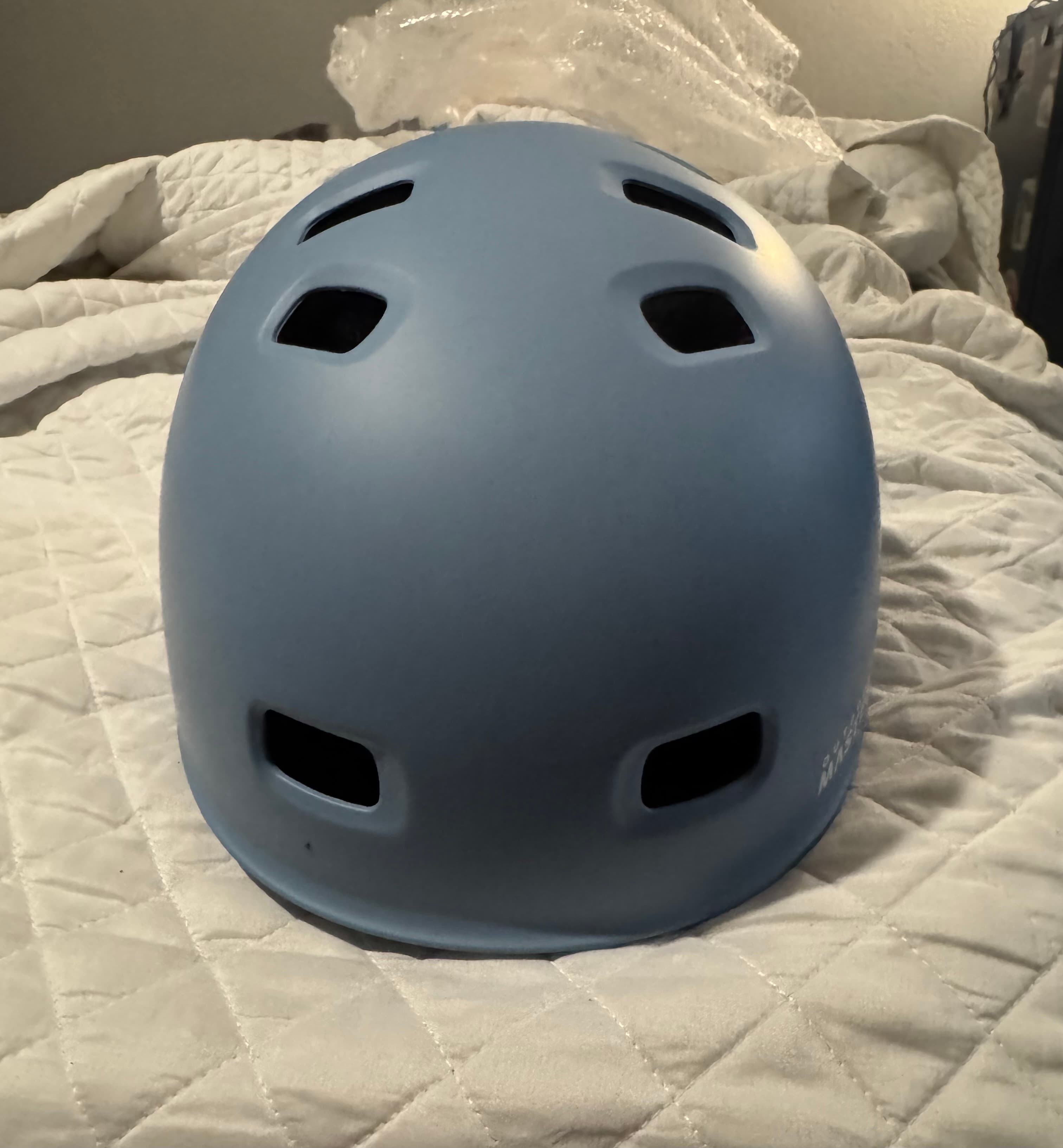 Blue Skate Helmet with Ventilation - Thumbnail 3