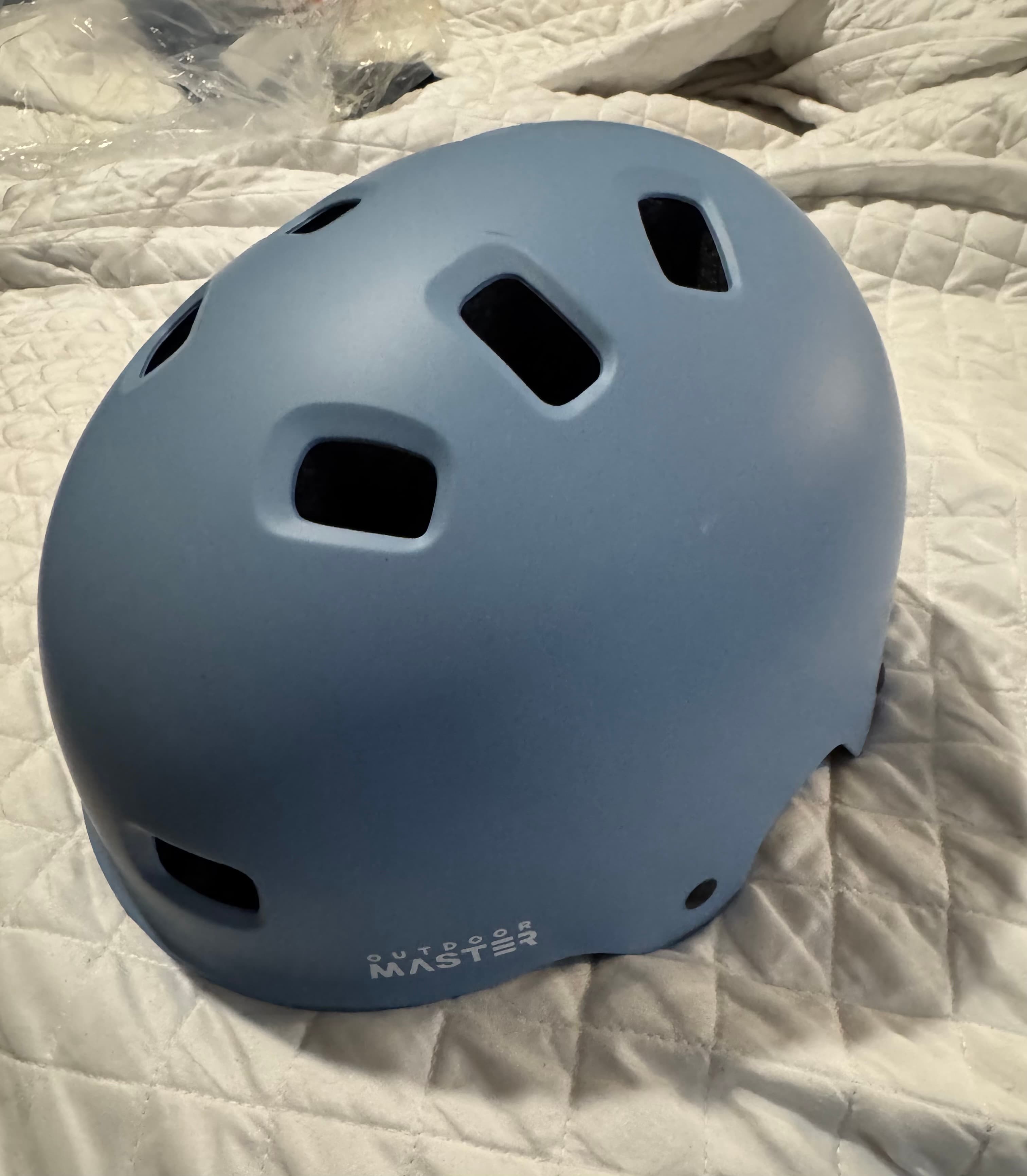 Blue Skate Helmet with Ventilation - Thumbnail 4