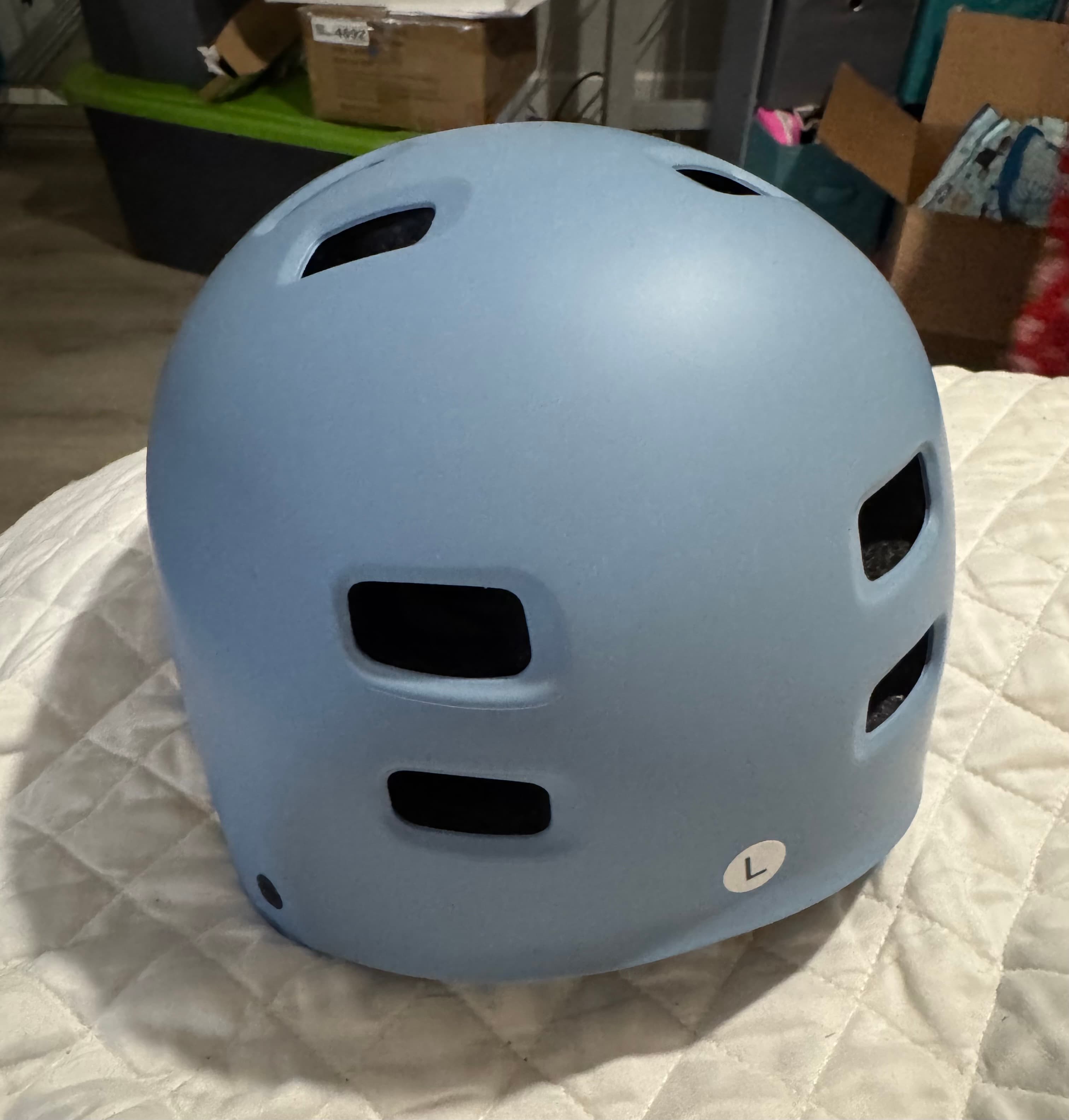 Blue Skate Helmet with Ventilation - Thumbnail 5