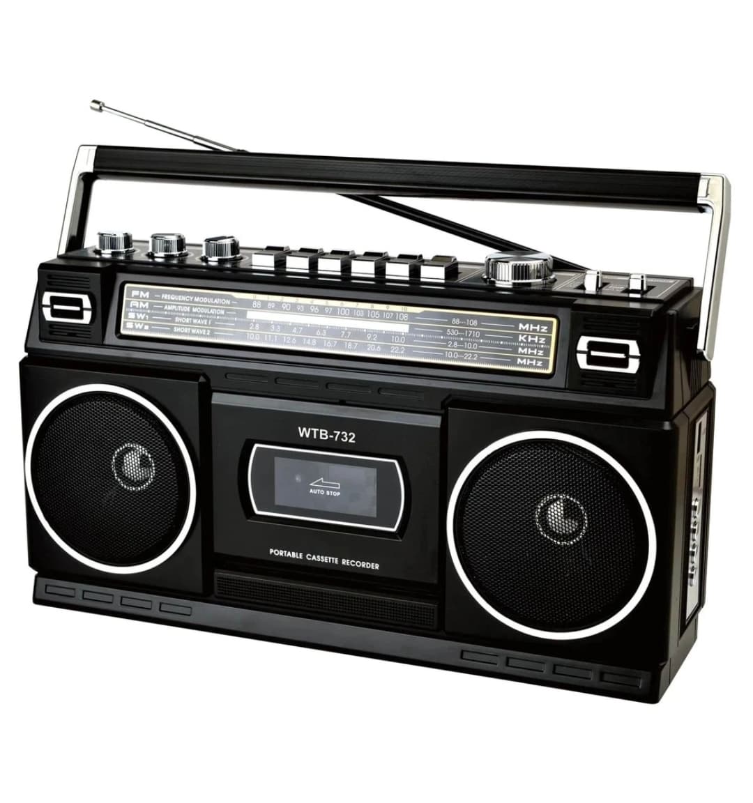 WTB-732 Portable Cassette Recorder Boombox - Image 1