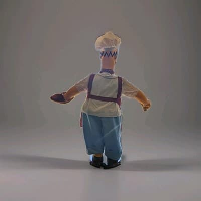 RARE! Homer Simpson "Bar-B-Cutie" Dancing BBQ Animatronic Statue - Works Great! - Thumbnail 3