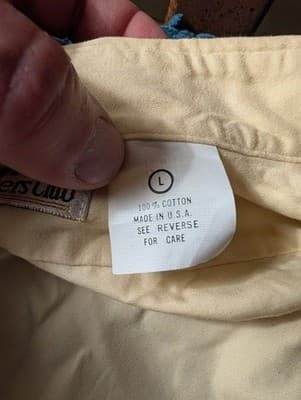 Trotters Club Men’s Large Short Sleeve shirt Made In The USA 1991 Vintage - Thumbnail 4