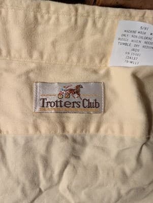 Trotters Club Men’s Large Short Sleeve shirt Made In The USA 1991 Vintage - Thumbnail 2