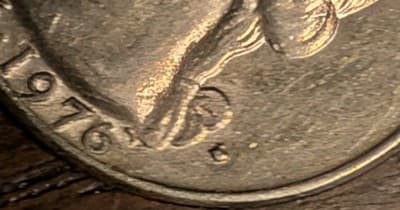 Lot of 10 - 1776-1976 Bicentennial Quarters - 2 with Filled D Mint Mark Errors - Thumbnail 2