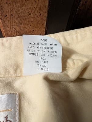 Trotters Club Men’s Large Short Sleeve shirt Made In The USA 1991 Vintage - Thumbnail 3
