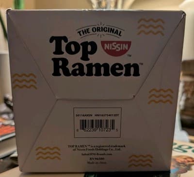Nissin Top Ramen 3-Piece Ramen Bundle - Bowl, Spoon & Chopsticks - New In Box - Thumbnail 5
