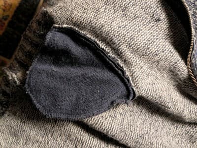 Hartford Men's XL Full Zip Lambswool Sweater Made in Spain - Mock Neck Vintage - Thumbnail 8