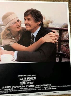 Death Wish II - Original Lobby Card Charles Bronson Jill Ireland Vintage 1982 - Thumbnail 3