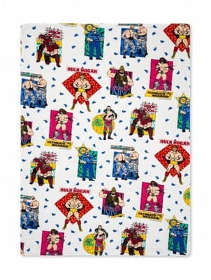 Vintage 1991 WWF Wrestling Full Size Flat Sheet Hulk Hogan Ultimate Warrior - Thumbnail 2