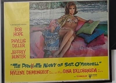 Original Lobby Card 1968 The Private Navy of Sgt. O'Farrell - Gina Lollobrigida - Image 1