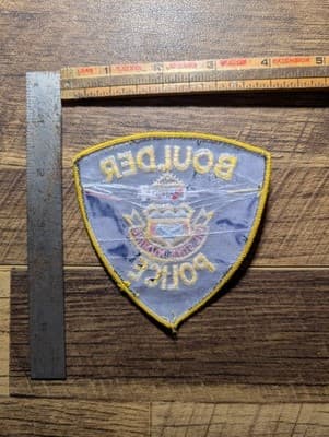 Vintage Boulder Colorado Police Department Patch - CO Law Enforcement - 4.5" - Thumbnail 2