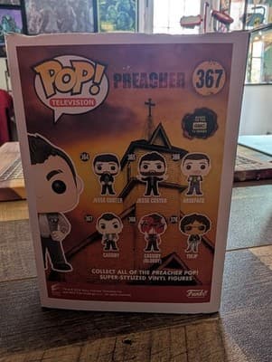 Funko Pop! Preacher Jesse Custer #364 Arseface #366 Cassidy #367 Figures Bundle - Thumbnail 8